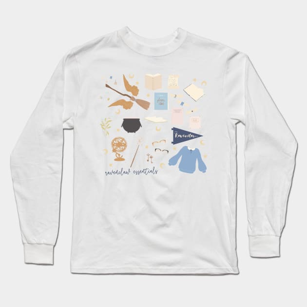 Blue Classmates Long Sleeve T-Shirt by littlemoondance